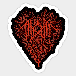 Sleep Token Heart Sticker